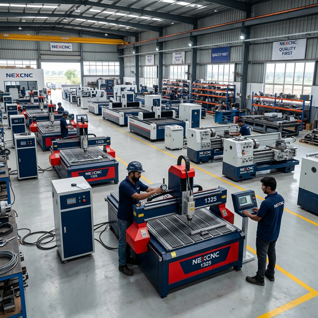 NEXCNC Manufacturing Facility Floor