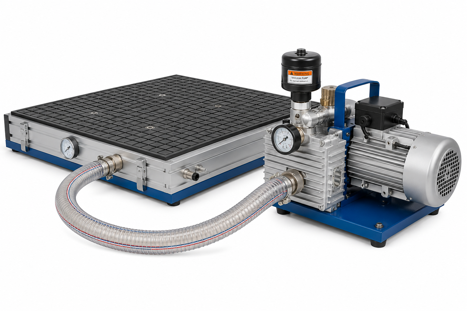 Vacuum Suction Bed & Pump